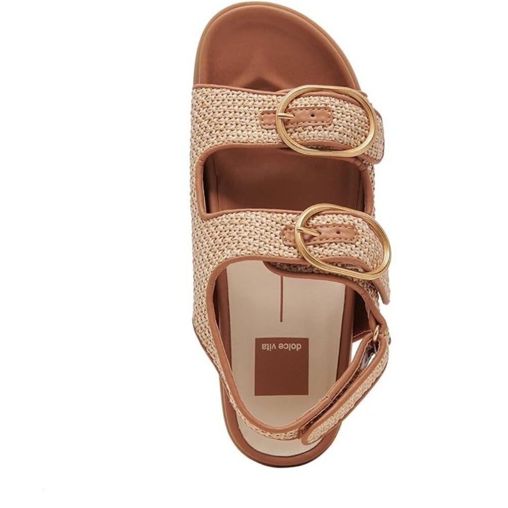 Dolce Vita Starla Tan Multi Woven Sandals